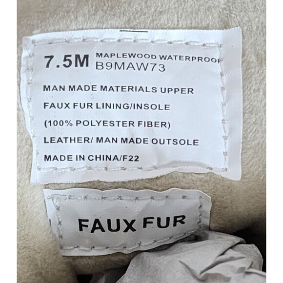 JBU by Jambu Maplewood Waterproof Navy Tan Women’s Boots 7.5M Fall 2022 Comfort - Picture 11 of 12